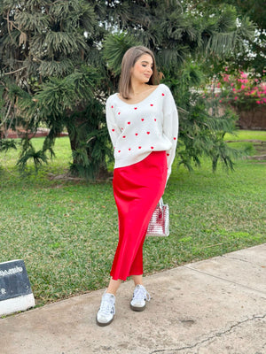FALDA ROJA PASIÓN