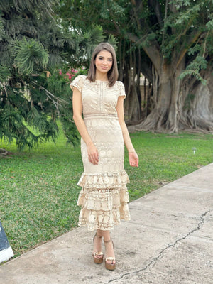 ENCAJE BEIGE