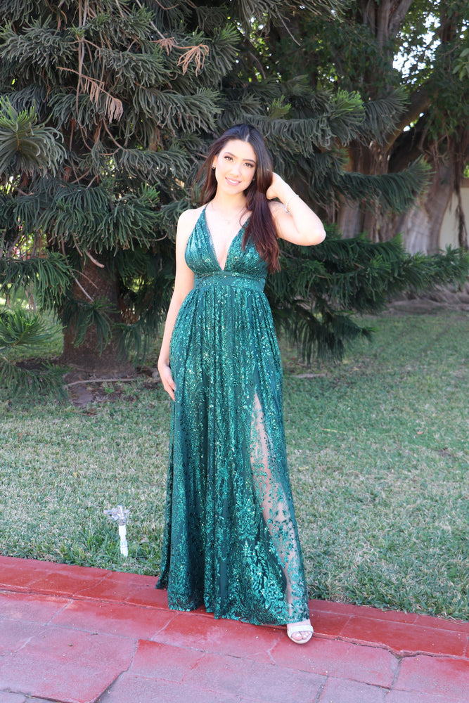 KENZIE GREEN DRESS