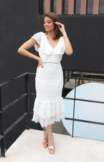 LACE WHITE DRESS
